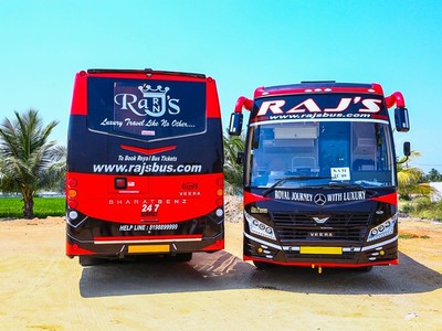 Raj's Travels and Transports coach 4