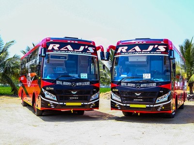 Raj's Travels and Transports coach 6